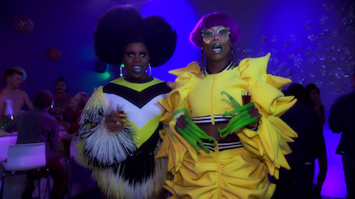 Monique Heart and Monet Exchange at their club Black hole.