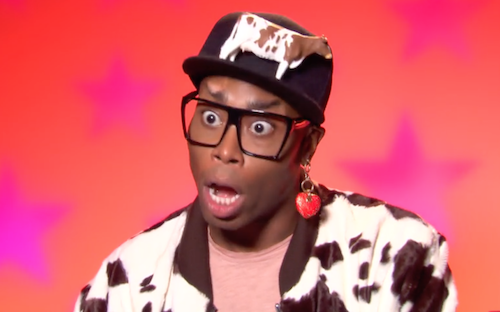 Monique Heart in the confessional room out of drag.
